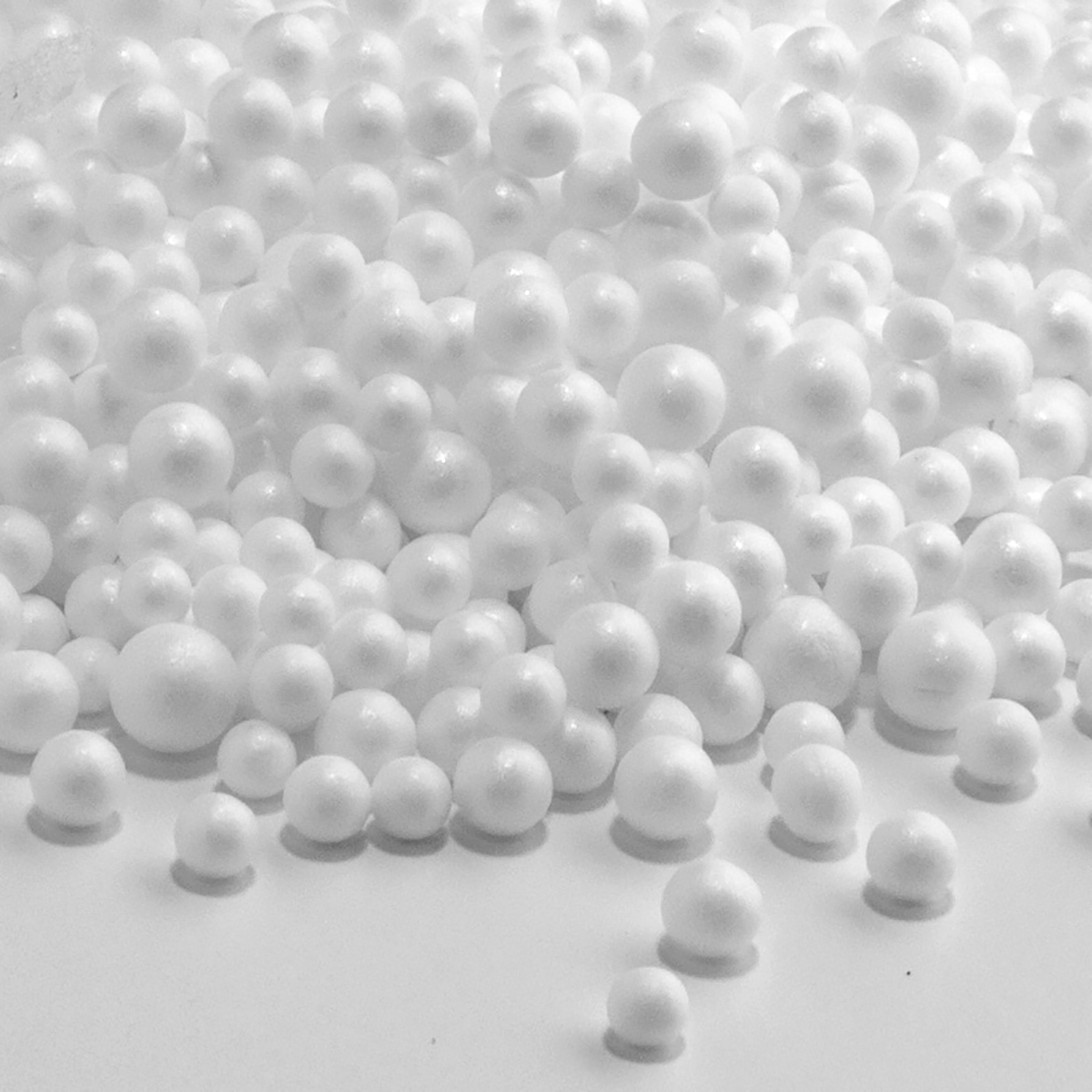 Detalle Relleno de Poliespan en Bolitas